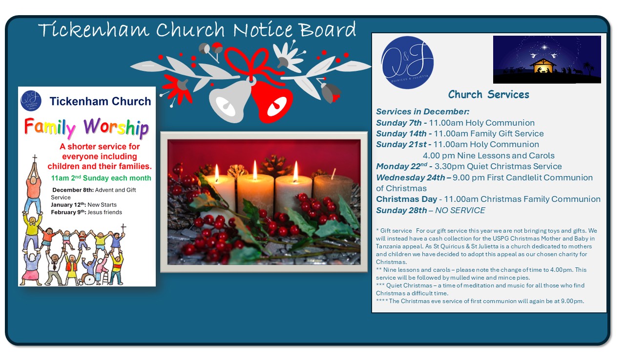 December Notice Board
